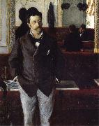 Gustave Caillebotte Inside cafe oil painting